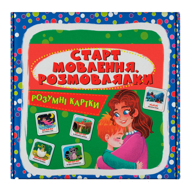 Навчальні іграшки - Розумні картки Crystal Book Старт мовлення. Розмовлялки 30 штук (9786175475041)