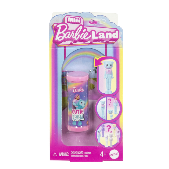 Куклы - Кукла-сюрприз Barbie Mini BarbieLand Cutie Reveal Мягкие и пушистые (JCR15)