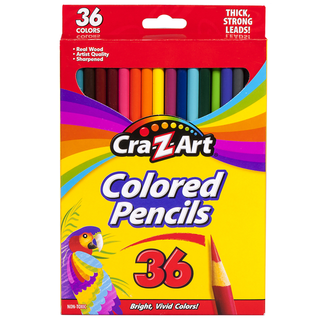Канцтовари - Олівці кольорові Cra-Z-Art 36 кольорів (10438CRA)