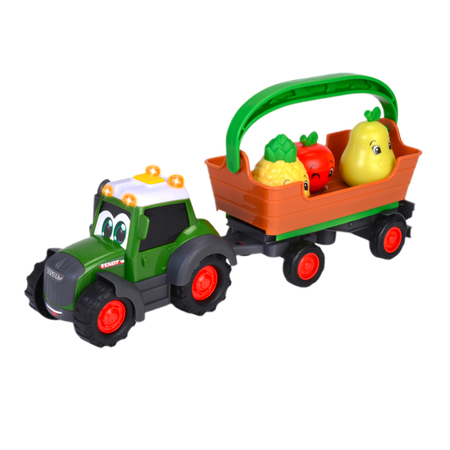 Машинки для малышей - Автомодель Dickie toys АВС Трактор Фредди с фруктами (4115006)