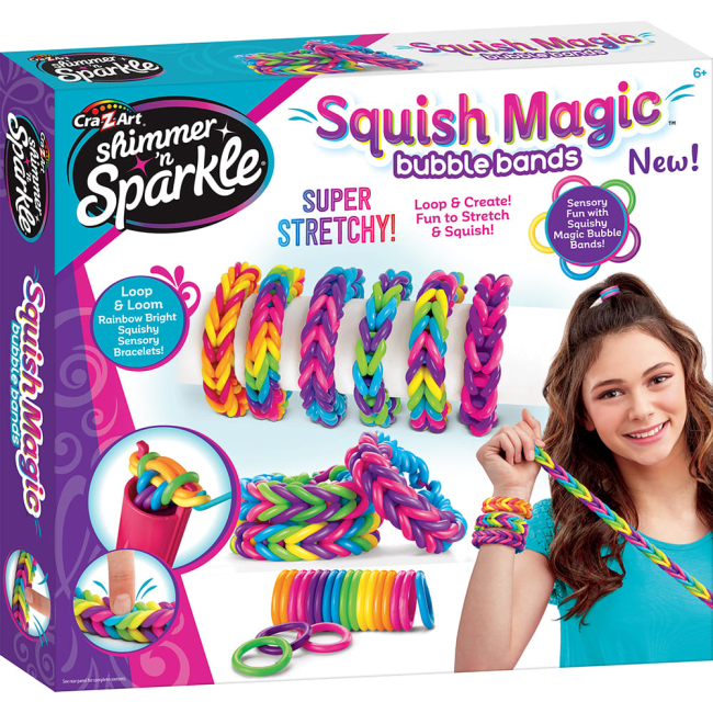 Наборы для творчества - Набор для изготовления браслетов Cra-Z-Art Squish Magic Bubble Bands (17343CRA)