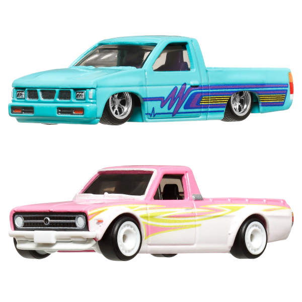 Автомодели - Автомодель Hot Wheels Car Culture 1975 Datsun Sunny Truck B120 Custom 93 Nissan Hardbody D21 (HBL96/HRR78)