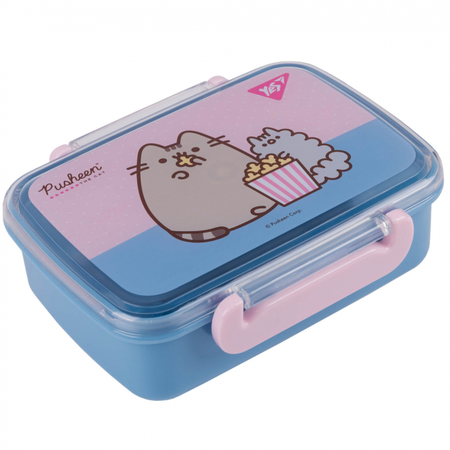 Ланч-боксы - Ланчбокс Yes Pusheen 420 мл голубо-розовый (708364)