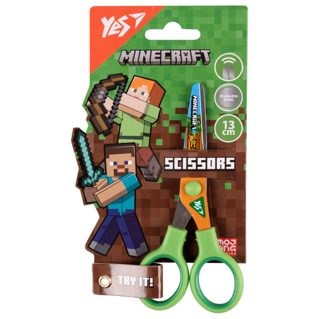 Канцтовары - Ножницы Yes Minecraft 13 см (480440)
