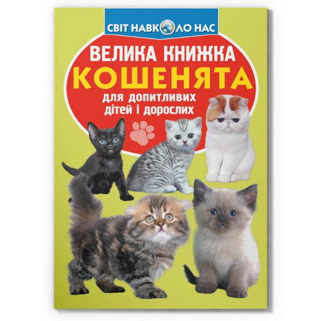 Познавательные книги (4-10 лет) - Книга «Большая книга. Котята»  (9789669367709)