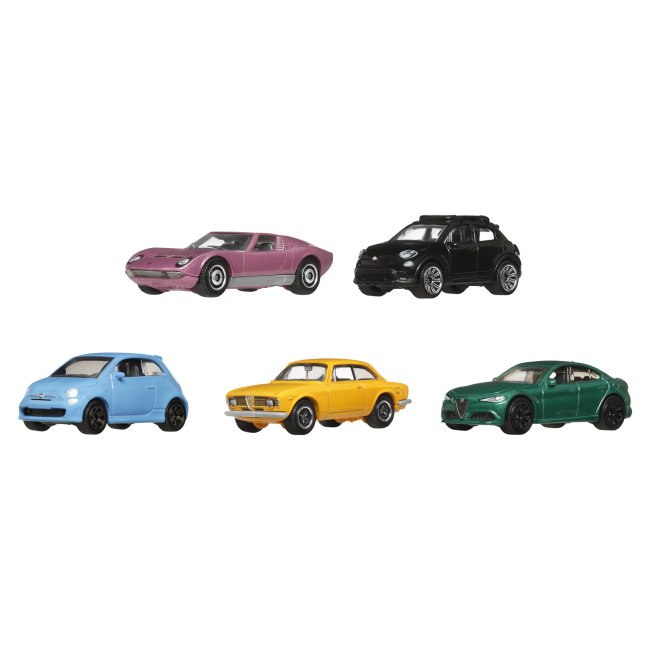 Автомодели - Набор автомоделей Matchbox MBX Italian roads (С1817/JBX20).