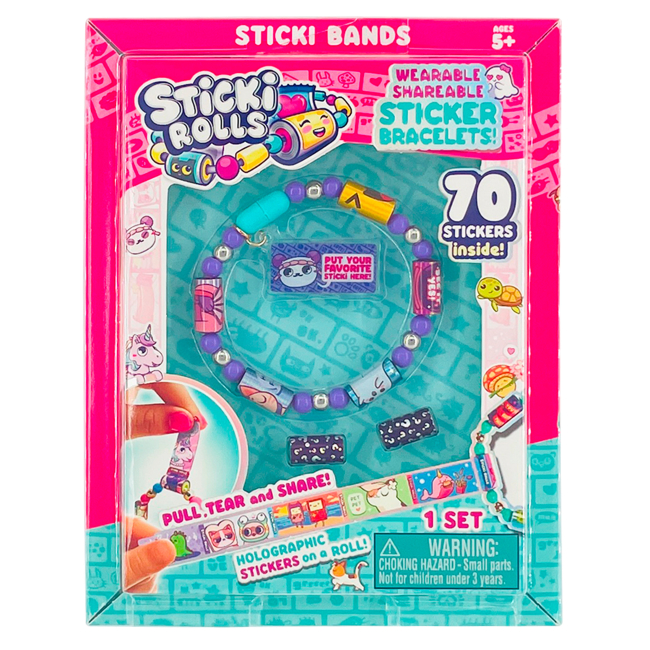 Наборы для творчества - Набор для творчества Sticki Rolls Шарм панда (SR100/1)