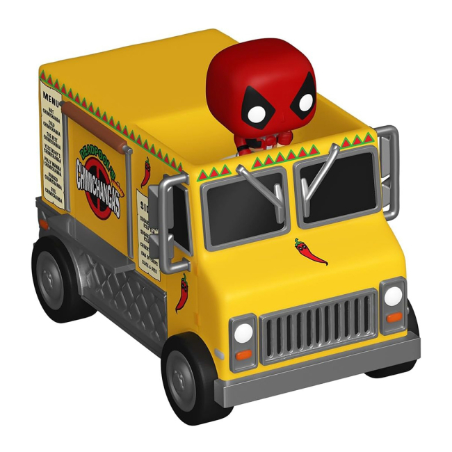 Фигурки персонажей - Набор фигурок Funko Pop Bitty Pop Ride Marvel Дедпул и грузовик чимичанги (83625)