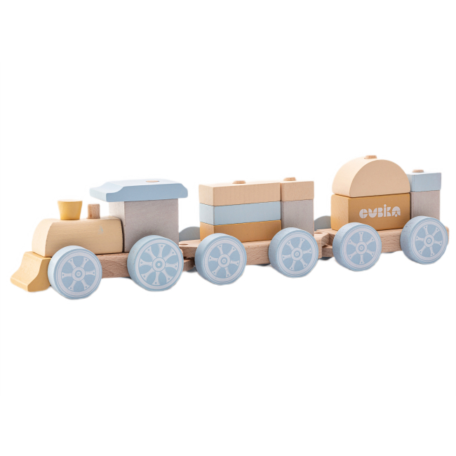 Развивающие игрушки - Развивающая игрушка Cubika Радужный экспресс LP-8 (15900)