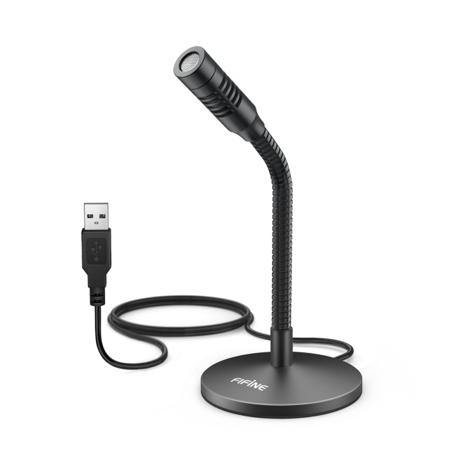 Игровая периферия - Микрофон Fifine однонаправляющий конденсаторный (K050)