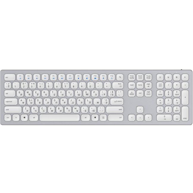 Игровая периферия - Клавиатура OfficePro беспроводная белая (SK1550W)