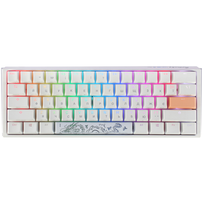 Игровая периферия - Клавиатура Ducky One 3 Mini Cherry MX Speed ​​Silver RGB White UA механическая (DKON2161ST-PUAPXPWWWSC1)