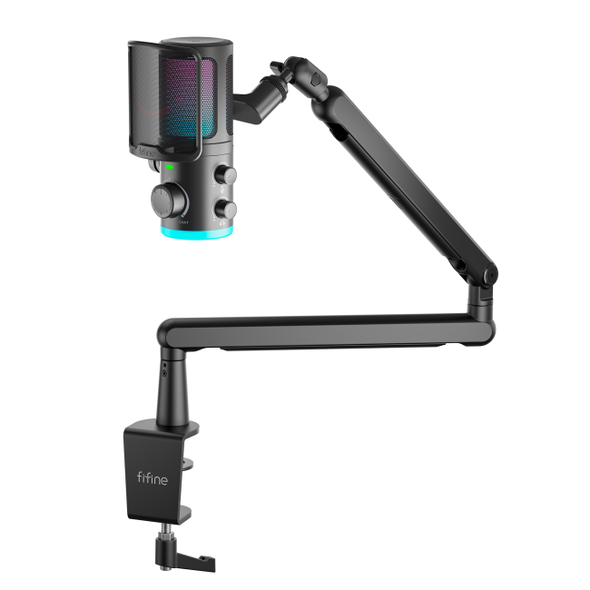 Игровая периферия - Микрофон конденсаторный Fifine USB Black (TAM6)