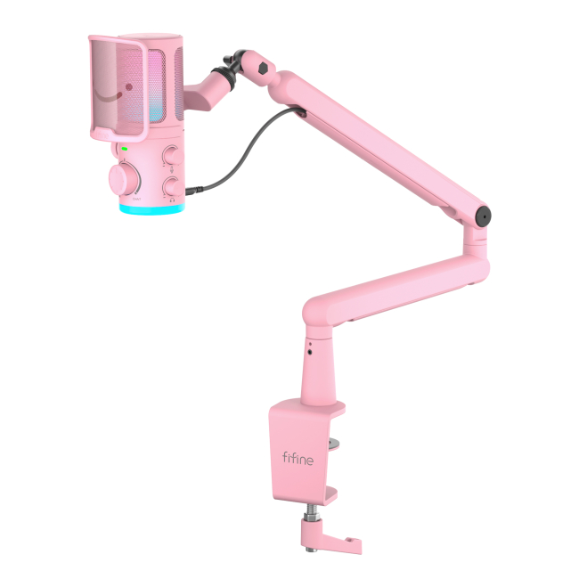 Игровая периферия - Микрофон конденсаторный Fifine USB Pink (TAM6P)