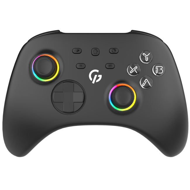 Ігрові приставки - Геймпад GamePro 2.4G/BT 5.1/USB Switch/PC/iOS/Android RGB Black (GPX13B)