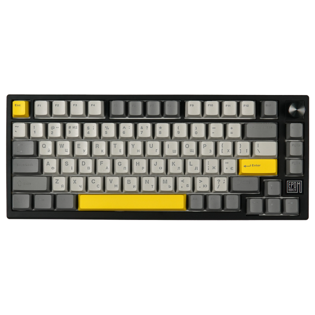 Игровая периферия - Клавиатура Epomaker TH80 SE 75% Budgerigar V2 Switch Hot-Swap RGB Black UA (TH80-SE-B-BV2)