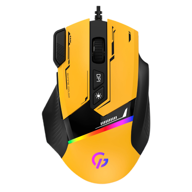 Игровая периферия - Мышка GamePro yellow-black (GM300Y)