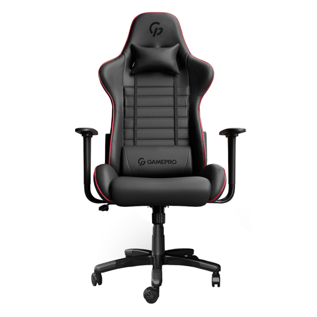 Мебель для геймеров - Кресло геймерское GamePro Rush Black-Red (GC-575-Black-Red)