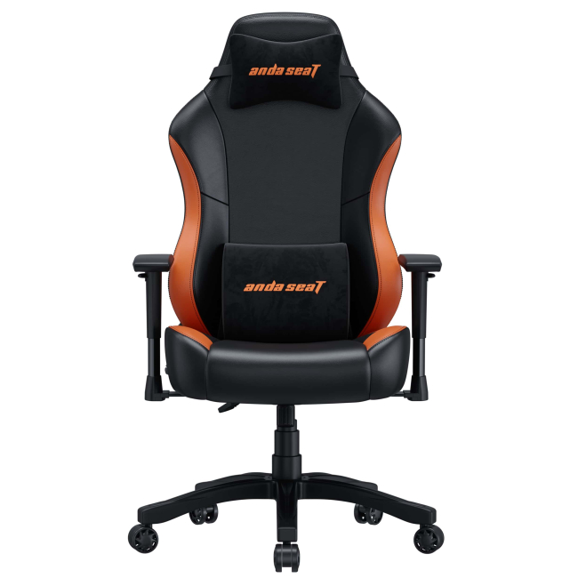 Меблі для геймерів - Крісло Anda seat Luna color Size L Black/o​range PVC (AD18-48-BO-PV)