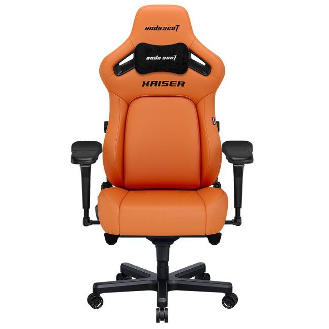 Меблі для геймерів - Крісло Anda seat Kaiser 4 Size XL Orange ​Premium PVC (AD12YDDC-XLL-20-O-PV/C)