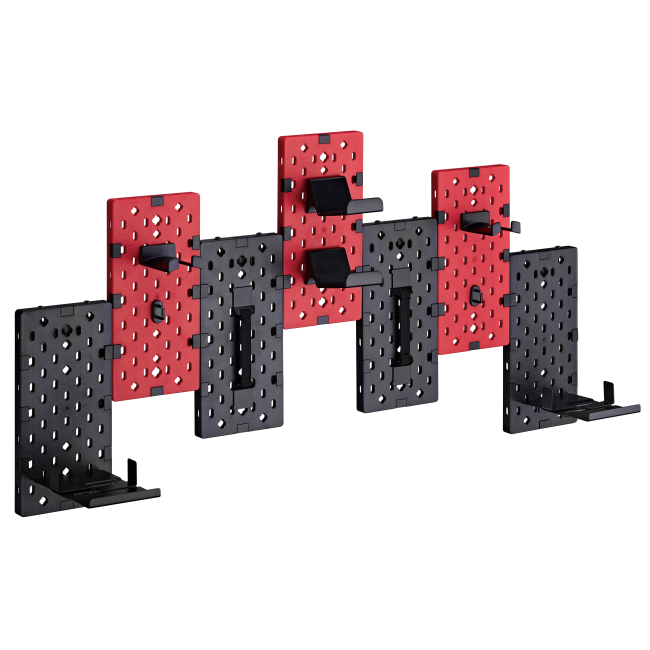 Меблі для геймерів - Настінна дошка-органайзер OfficePro Black/red (WO1080B)