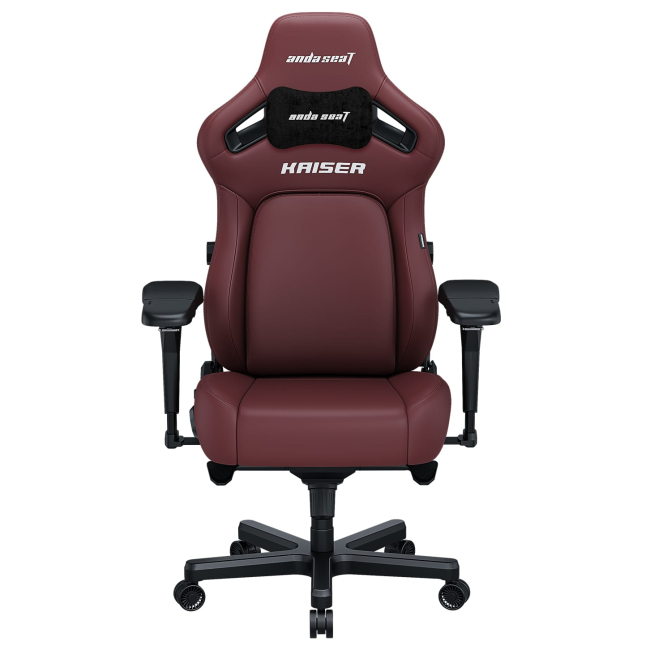 Мебель для геймеров - Кресло Anda seat Kaiser 4 Size L Maroon Premium PVC (AD12YDDC-L-20-A-PV/C)