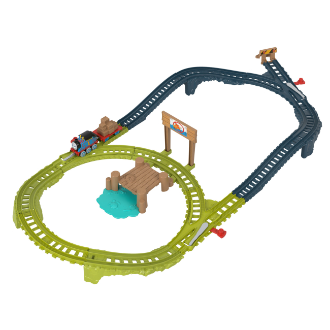 Залізниці та потяги - Ігровий набір Thomas and Friends Веселі пригоди паровозика Томас доставка до причалу (HGY82/HPM64)
