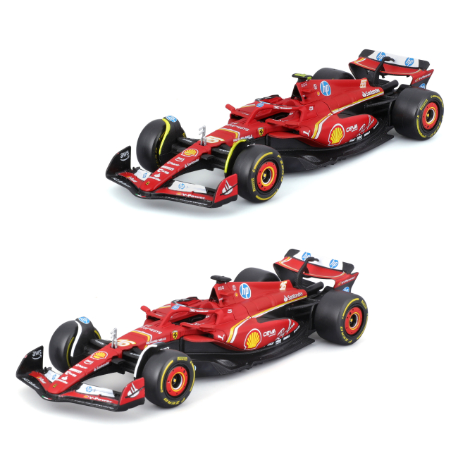 Автомодели - Набор автомоделей Bburago Racing Ferrari SF-24 (18-36839)
