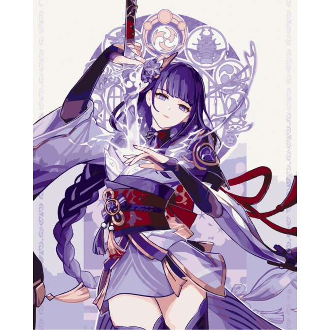 Товары для рисования - Картина по номерам Art Craft Райден Шёгун 40 х 50 см (16064-ACNF)