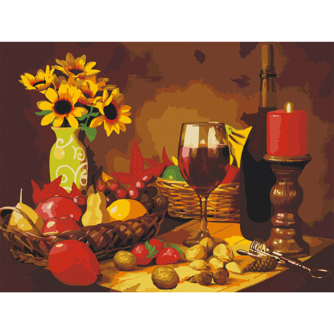 Товары для рисования - Картина по номерам Art Craft Фруктовый ужин 40 х 50 см (12139-AC)
