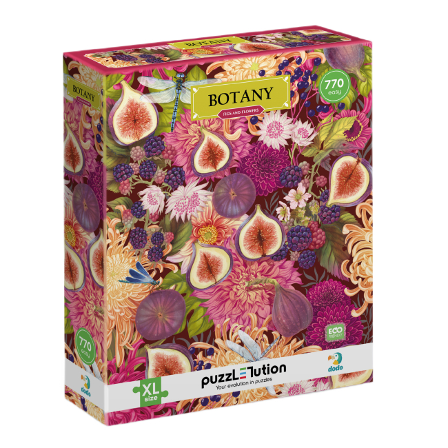 Пазли - Пазл DoDo Botany Easy-XL Інжир та квіти 770 елементів (300615)