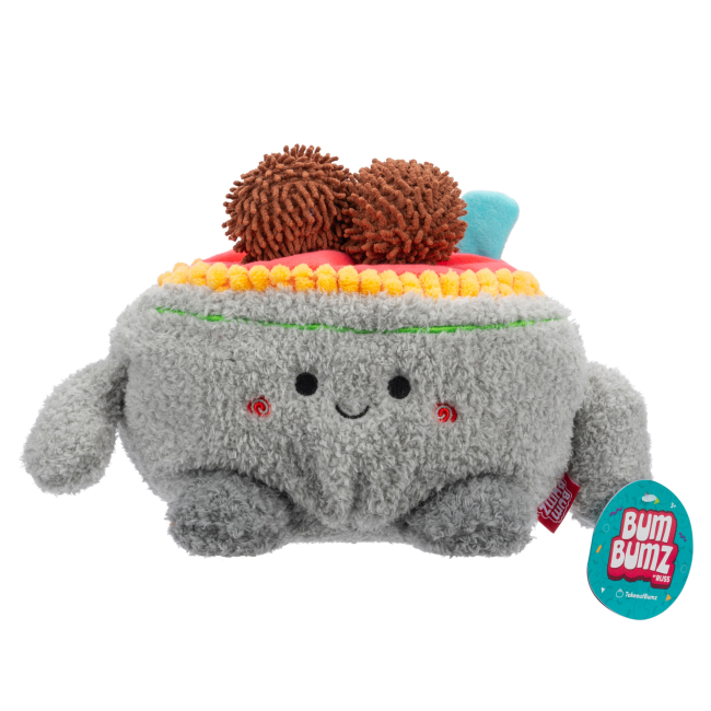 Персонажи мультфильмов - Мягкая игрушка Bum Bumz Takeout Bumz Фрикадельки в миске Мария 19 см (RBBZ00487)