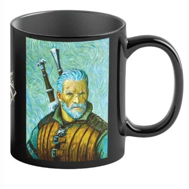 Чашки, стаканы - Термочувствительная чашка GoodLoot Game Art Chronicles The Witcher Geralt Van Gogh (5908305247661)