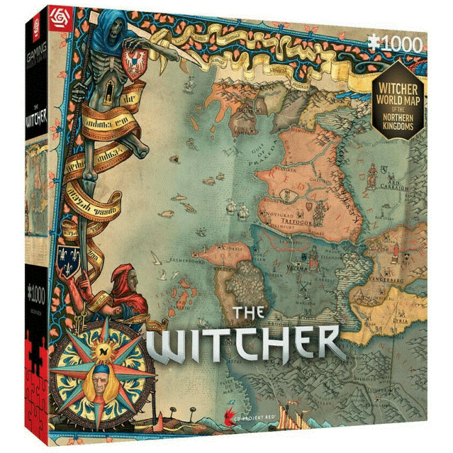 Пазли - Пазл GoodLoot The Witcher 3 Northern Kingdoms 1000 елементів (5908305242994)