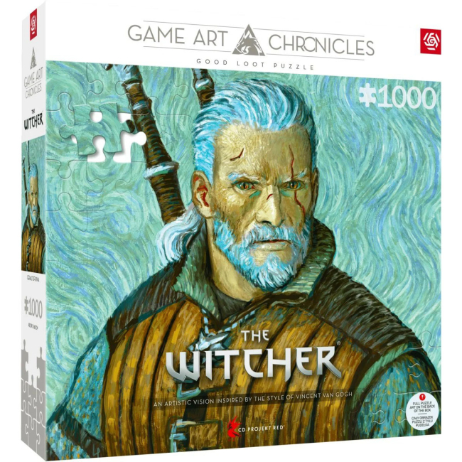 Пазлы - Пазл GoodLoot Witcher Geralt of Rivia и Vincent van Gogh 1000 элементов (5908305247548)