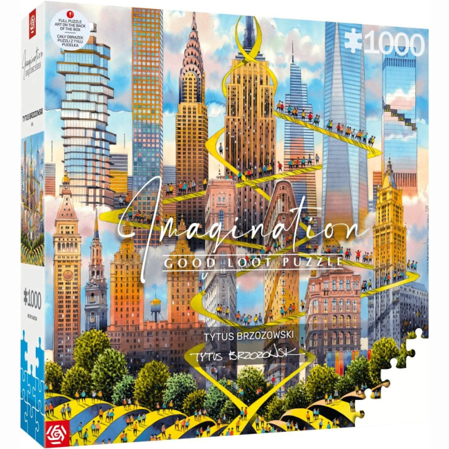 Пазлы - Пазл GoodLoot Imagination Tytus Brzozowski New York 1000 элементов (5908305247999)