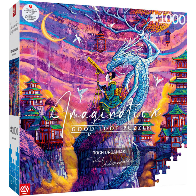 Пазлы - Пазл GoodLoot Imagination Roch Urbaniak Sakura and Ryu 1000 элементов (5908305249740)