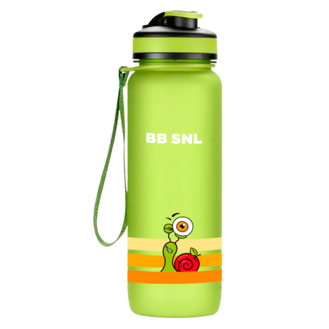 Бутылки для воды - Бутылка для воды Bob Snail Little fruit lover 650 мл зеленая (4820219348443)