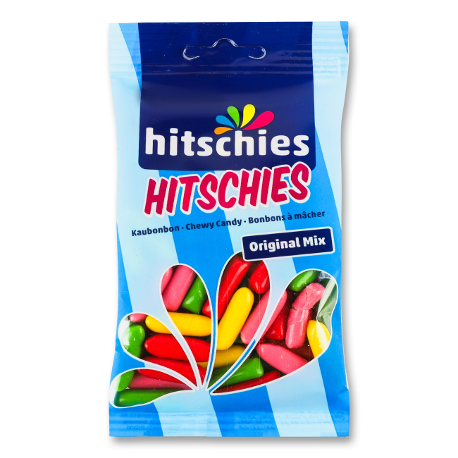 Солодощі - Жувальні цукерки Hitschies Original Mix 40 г (4100250052401)