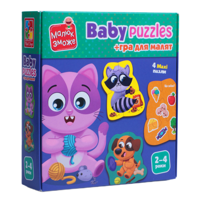 Пазлы - Пазл Vladi Toys Домашние любимцы (VT1722-25)