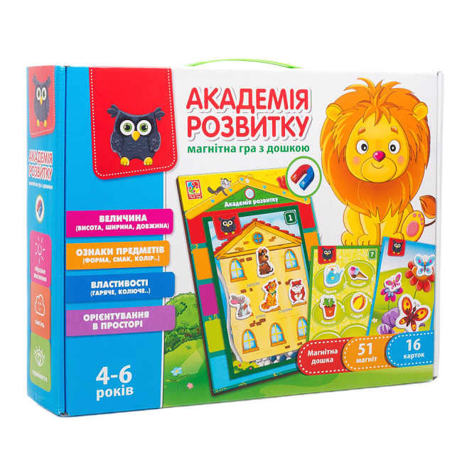 Обучающие игрушки - Магнитный набор Vladi Toys Академия развития (VT5412-03)