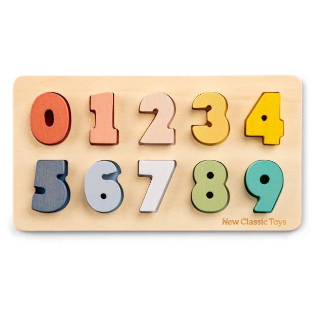 Обучающие игрушки - Обучающий пазл New classic toys Числа от 0 до 9 (10542)