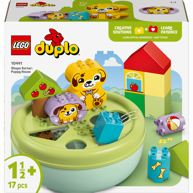 Конструкторы LEGO - Конструктор LEGO DUPLO My First Сортировщик фигур: дом для щенков (10441)