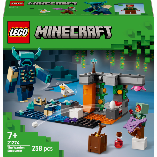 Конструкторы LEGO - Конструктор LEGO Minecraft Встреча с Защитником (21274)