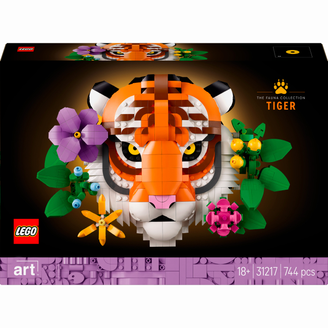 Конструкторы LEGO - Конструктор LEGO Art Коллекция фауны - Тигр (31217)