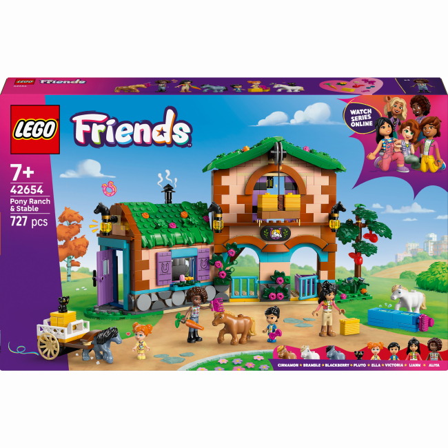 Конструктори LEGO - Конструктор LEGO Friends Ранчо і стайня поні (42654)
