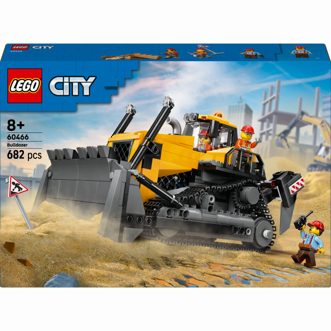 Конструктори LEGO - Конструктор LEGO City Жовтий бульдозер (60466)