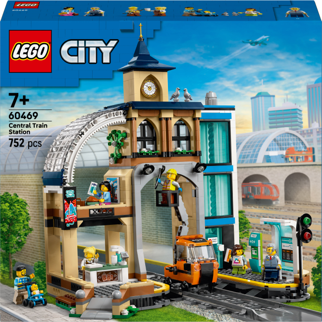 Конструктори LEGO - Конструктор LEGO City Центральний залізничний вокзал (60469)
