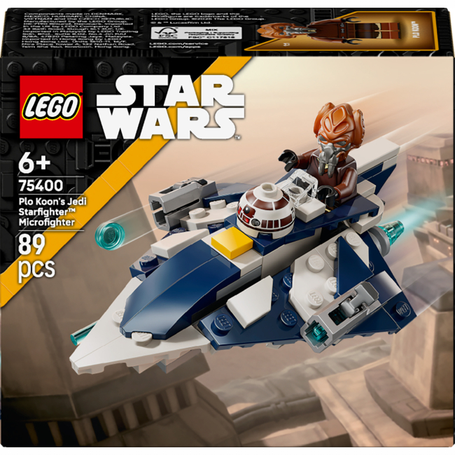 Конструктори LEGO - Конструктор LEGO Star Wars Джедайський зоряний мікровинищувач Пло Куна (75400)