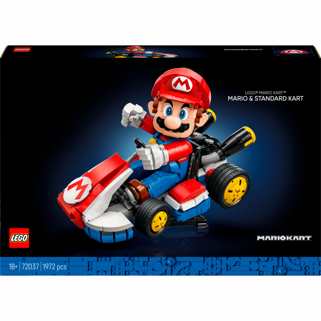 Конструкторы LEGO - Конструктор LEGO Super Mario Mario Kart: Mario и Standard Kart (72037)